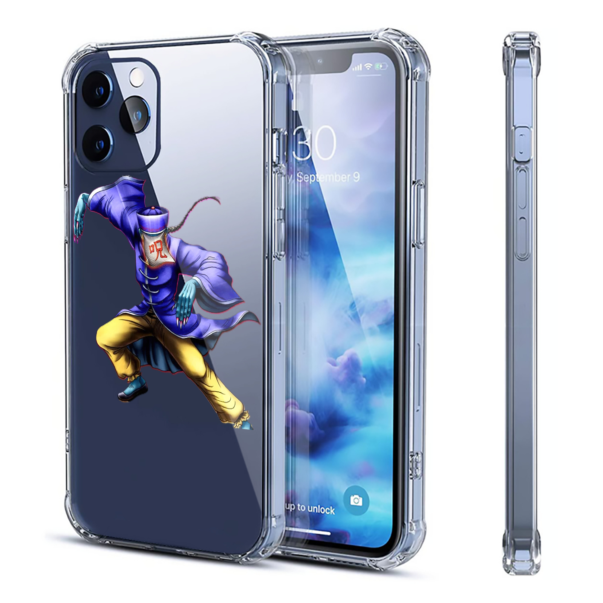 （画像用） 遊☆戯☆王 Yu-Gi-Oh! 【iPhone 12シリーズ対応】透明スマホケース（クリアソフトケース）